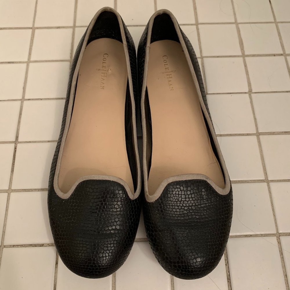 Cole Haan Snakeskin Embossed Women's Flats